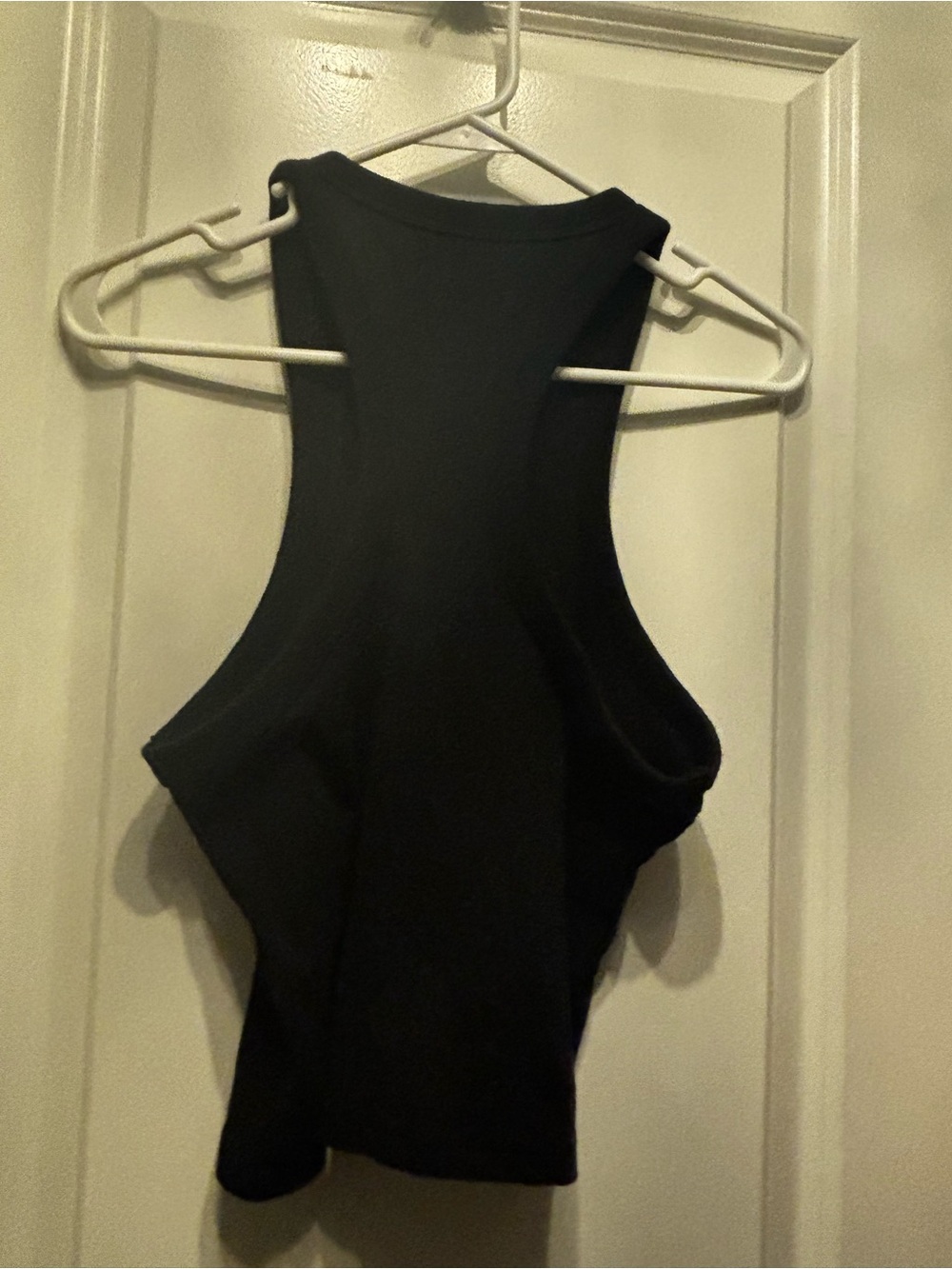 Black Women's abercrombie Racerback Tank Top - Classic Basic size med